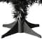 24" Unlit Black Tinsel Artificial Christmas Tree